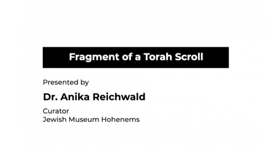 Fragment of a Torah Scroll testimonial